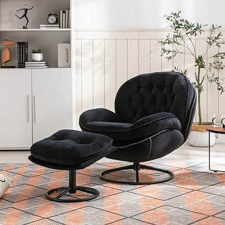 Modern Lounge Chair with Footrest