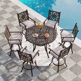 Outdoor Swivel Bar Stools Set of 2