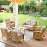 Chairs Set of 2, Wicker Rocker Rocking Chairs for Porch