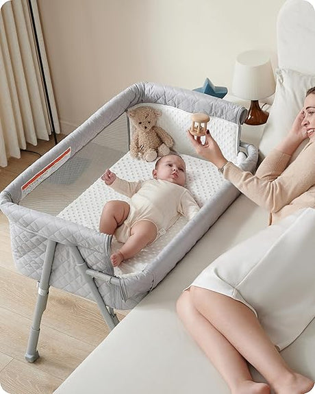 Bedside Sleeper, Baby Crib for Newborn, Baby Bassinets Bedside Sleeper