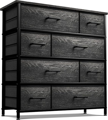 Dresser for Bedroom with 8 Drawers - Tall Chest Storage Tower Unit, for Closet, Hallway,