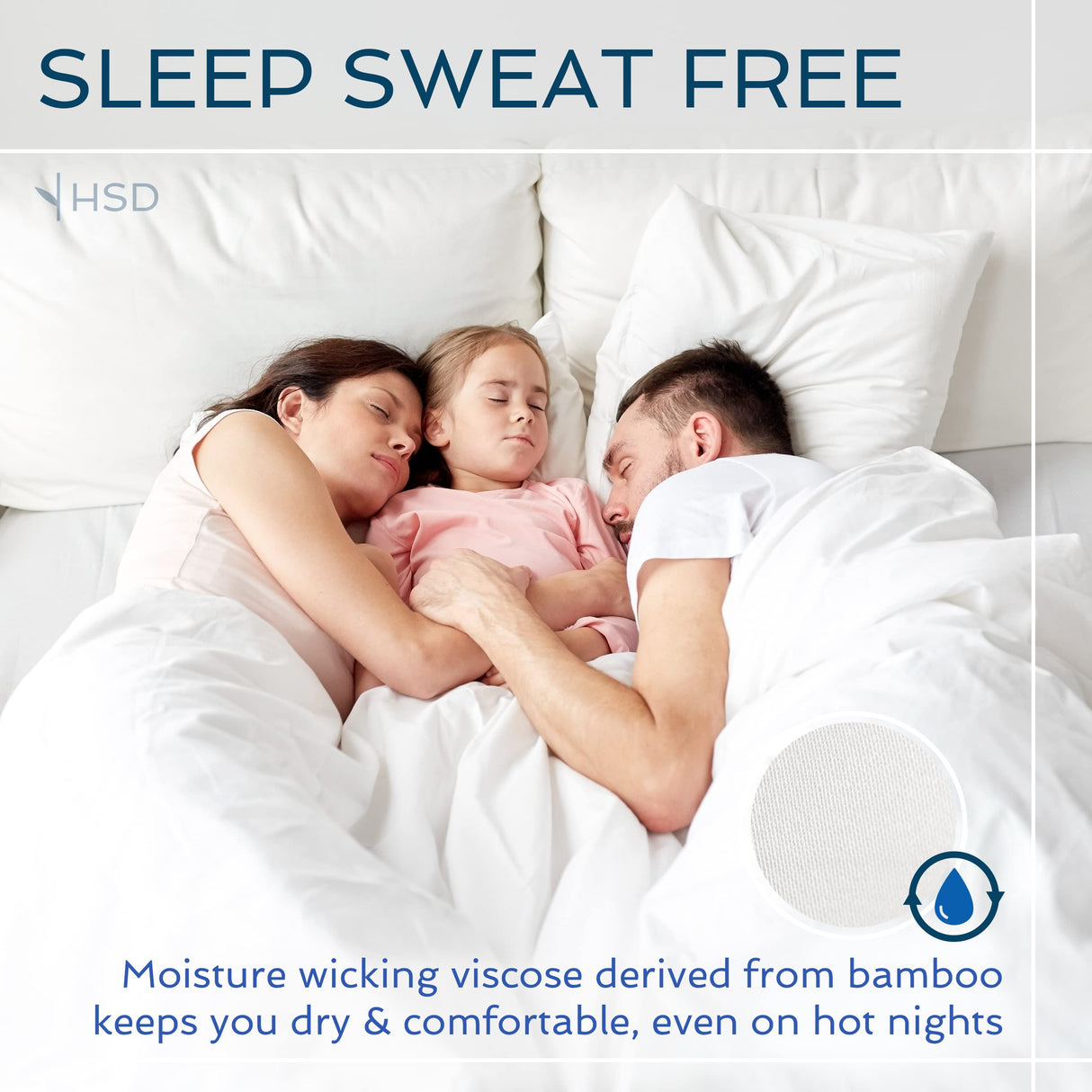 100% Viscose Derived from Bamboo Sheets Full- Cooling Luxury Bed Sheets w Deep