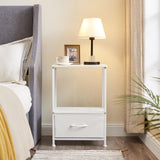 Nightstand, Bedside Table End Table for Bedroom Dorm Nursery Living Room