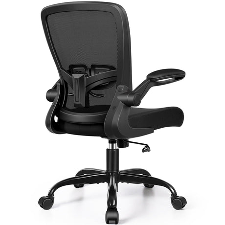 Office Chair, Ergonomic Desk Chair with Adjustable Height and Lumbar Support Swivel