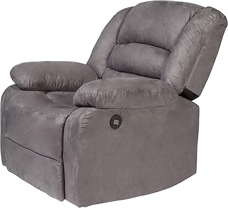 Longstreet Rocker Recliner with Massage, Heat and Dual USB ports,