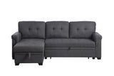 84 Inch Sofa with Tufted Seat & Back Cushion,Solid Wood Frame Dsign, Linen Reversible