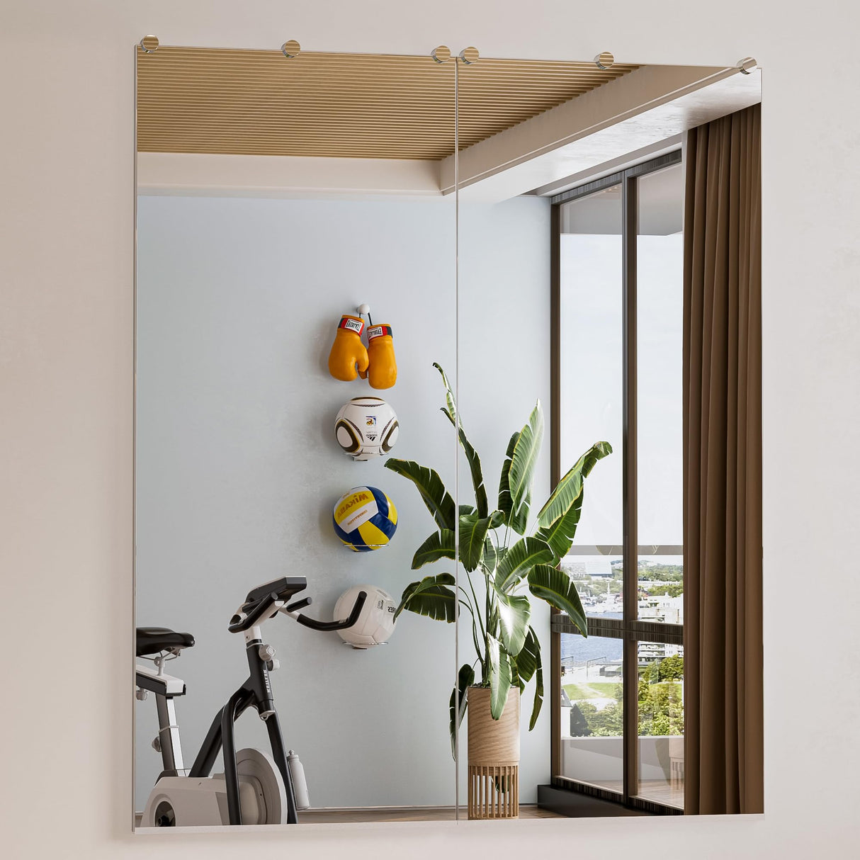 Home Mirror Workout Mirror, Large Full Body Mirror