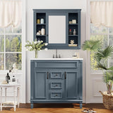 36" Bathroom Vanities with Single Sink, Modern Undermount Bathroom Sink Cabinet
