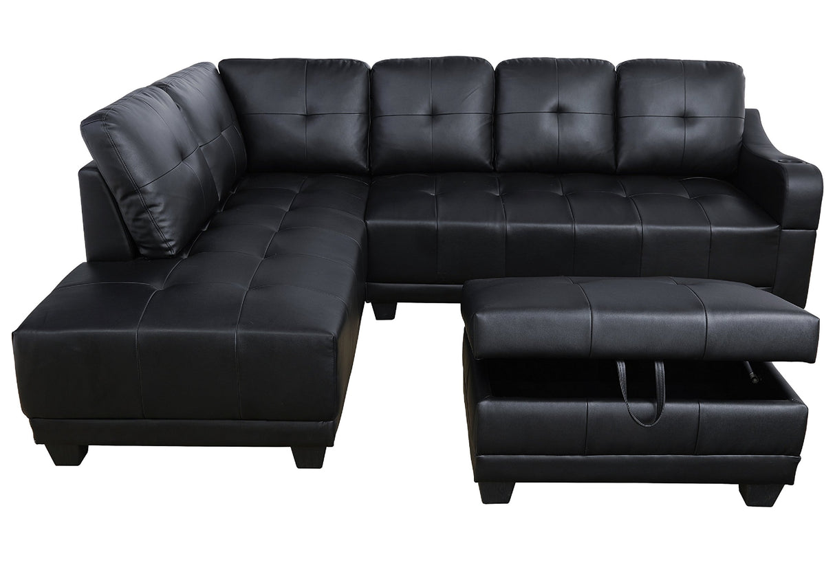 Sectional Set, Black