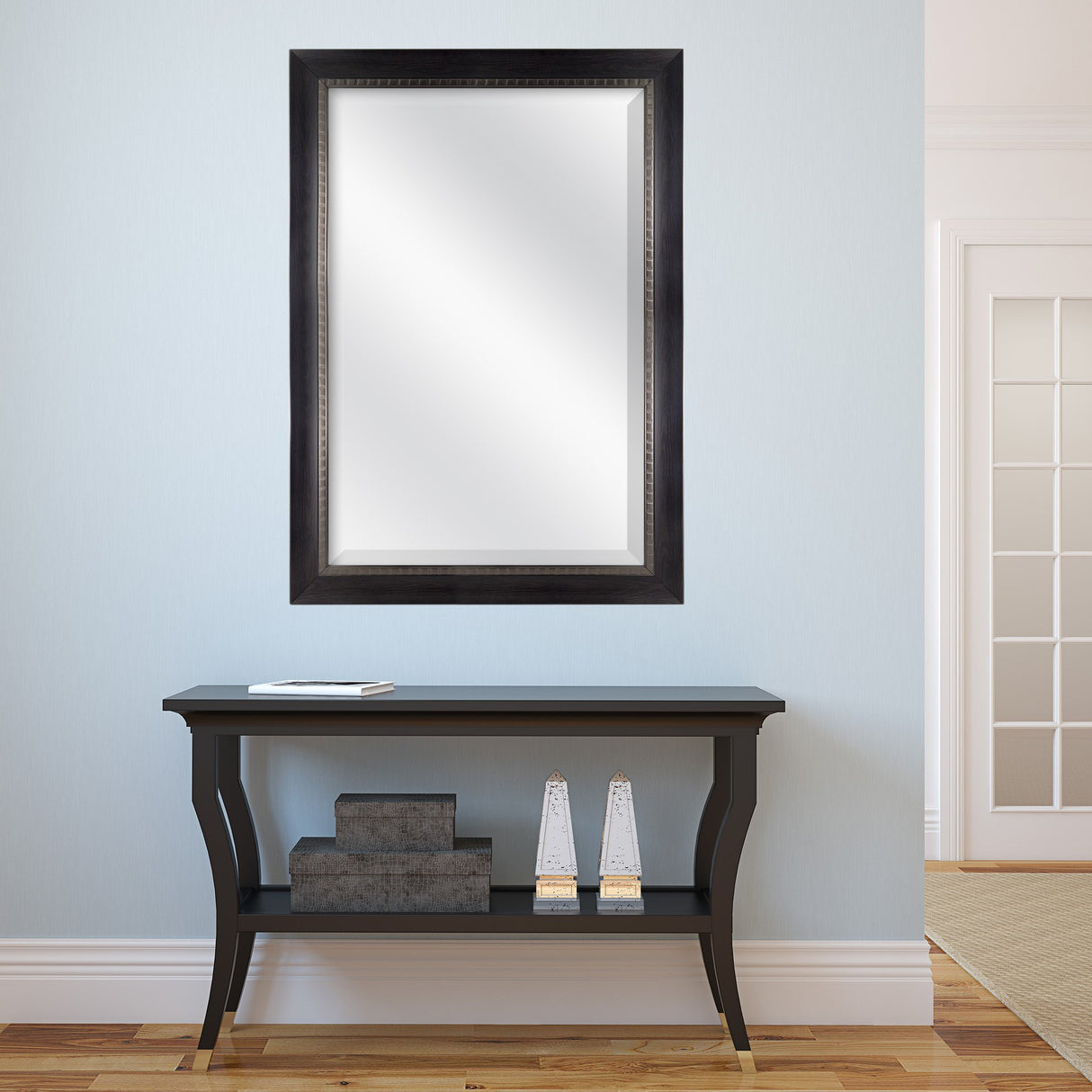 24x36 Inch Sloped Mirror, 29.5x41.5 Inch Overall Size