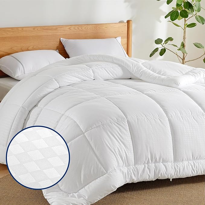 Comforter Duvet Insert - Quilted Comforters King Size, All Season Duvet