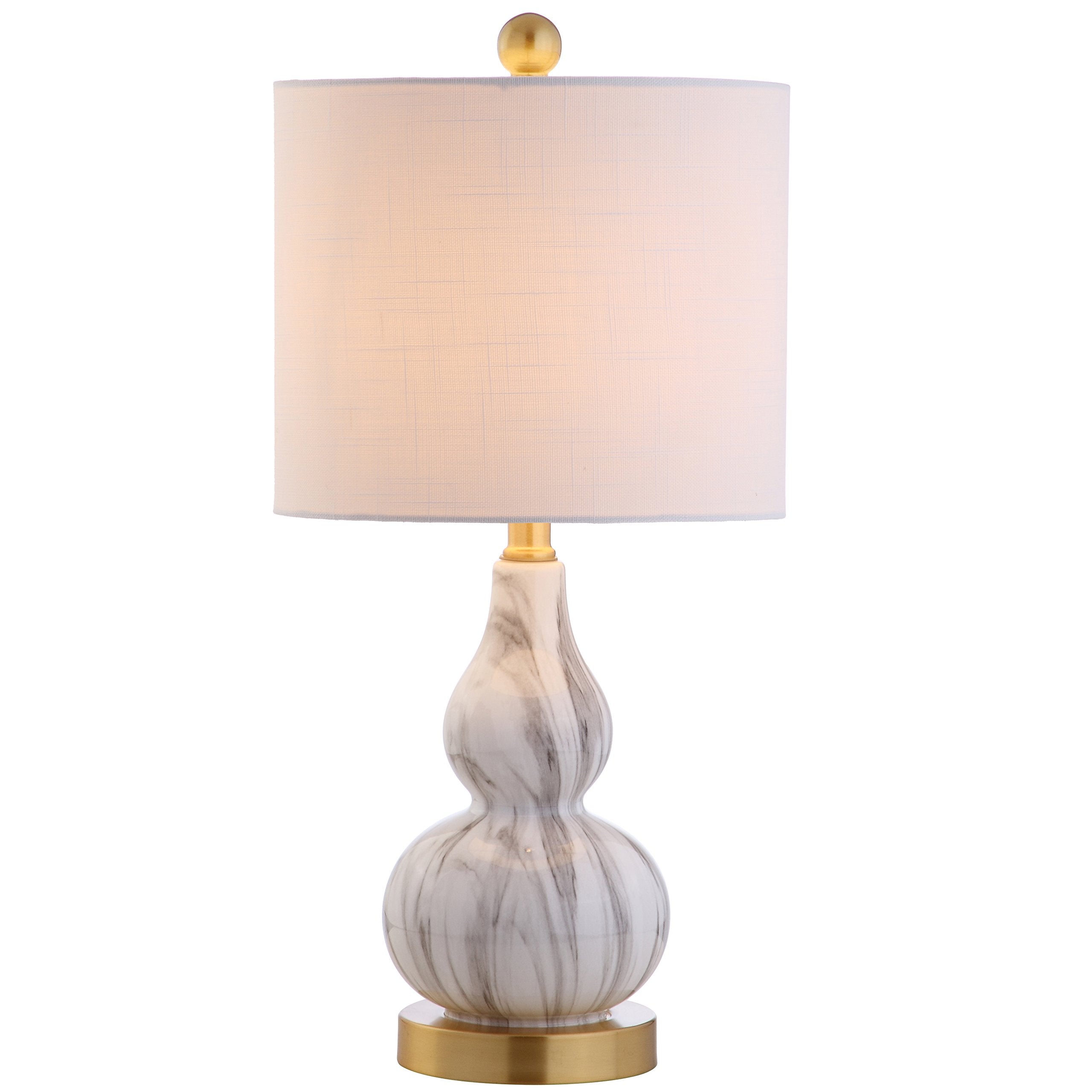 JYL1028D Anya 20.5" Mini Glass LED Table Lamp, Transitional, Glam, Midcentury, Modern,