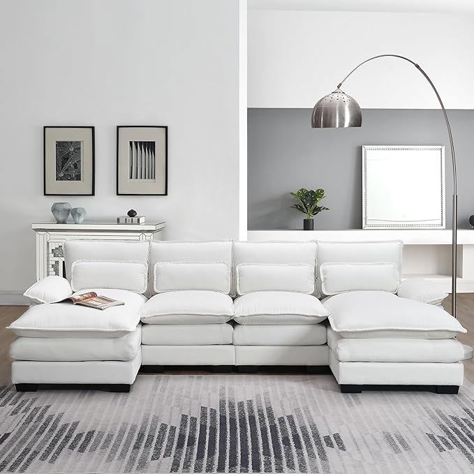 Shape Sectional Sofa Cloud Couch for Living Room