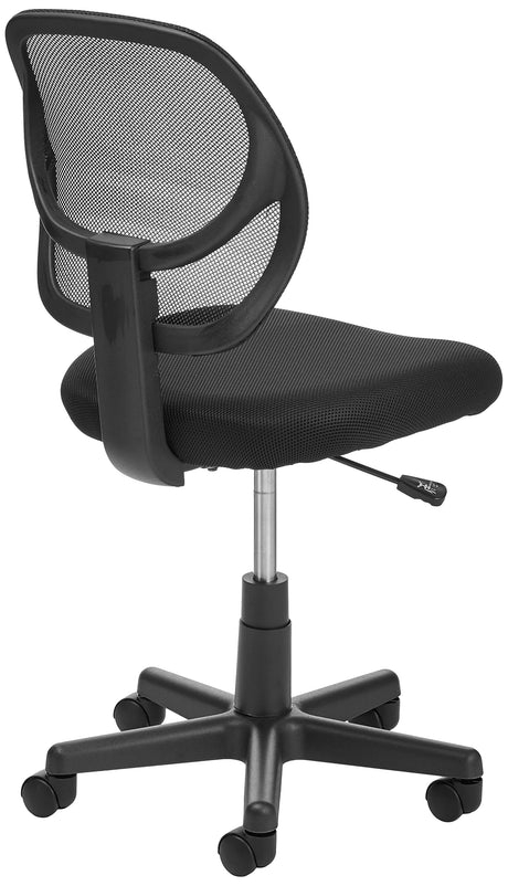 Office Computer Task Desk Chair, Low-Back, Pneumatic Seat, Breathable Mesh