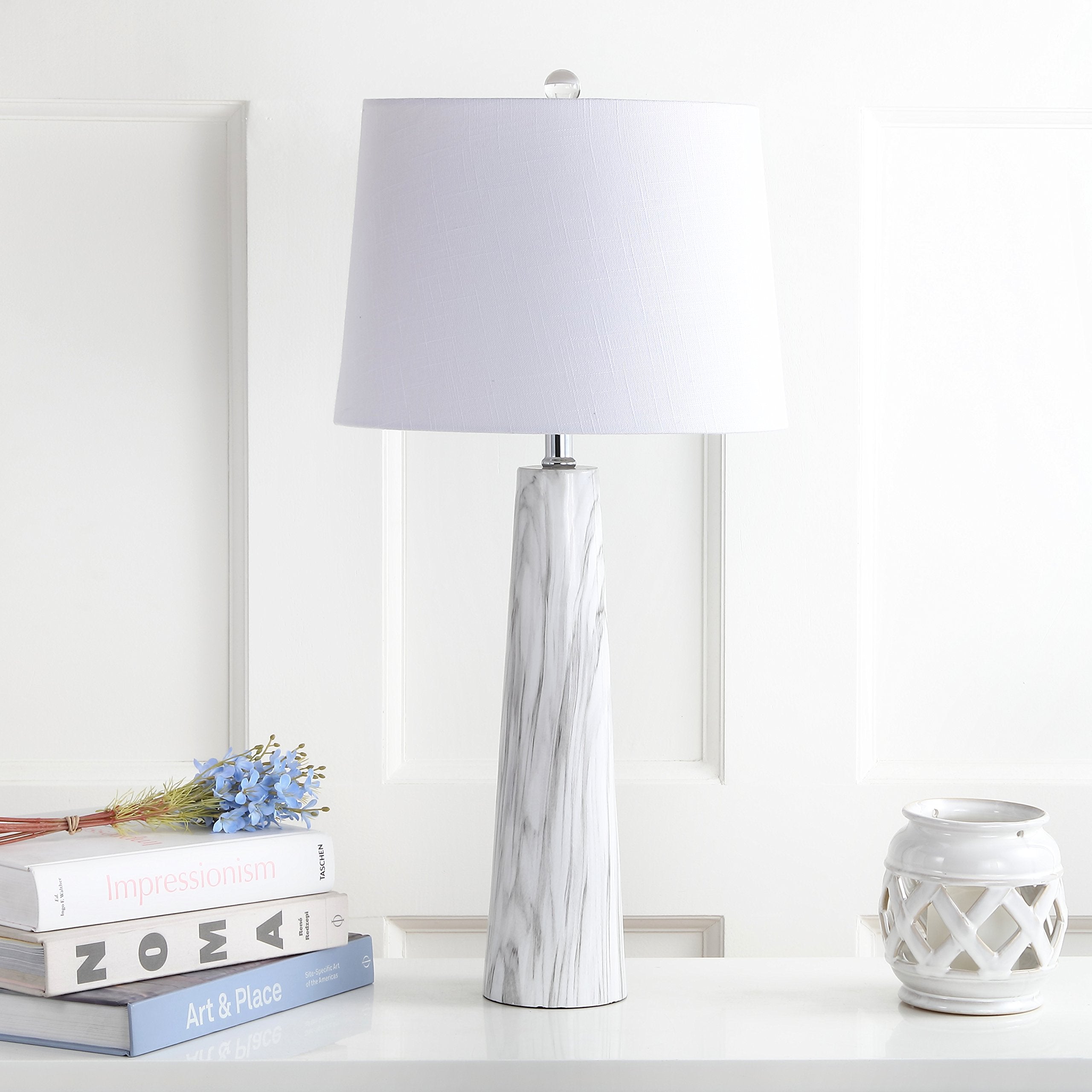 Bradley 29" Resin LED Table Lamp - Modern Glam Bedside Lighting