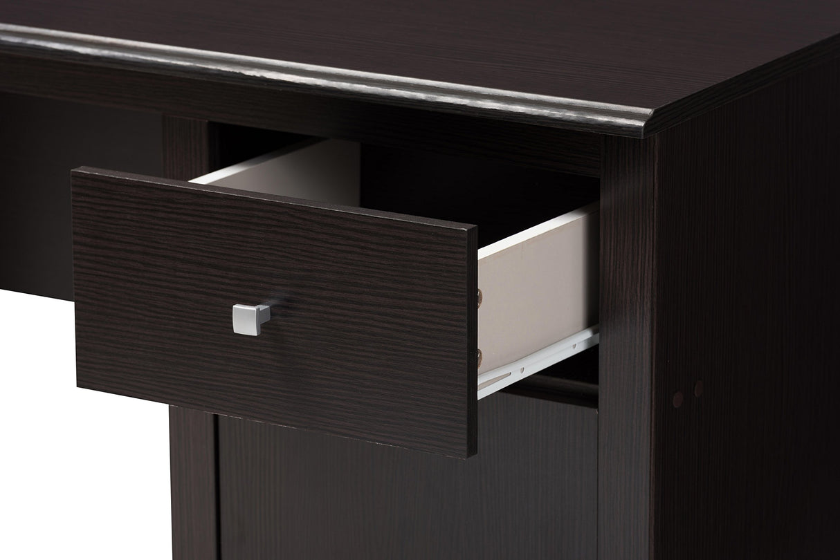 Etamps Desk, Wenge Dark Brown