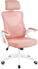 Ergonomic Mesh Office Chair, High Back Computer Chair with Flip-up Armrest Adjustable