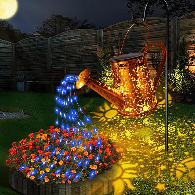 Solar Garden Lights Outdoor, Solar Watering Can Lights Garden Decor Gifts for