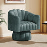 Mid Century 360 Degree Swivel Cuddle Barrel Accent Sofa Chairs