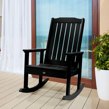 AD-RKCH1-BKE Lehigh Rocking Chair, Black