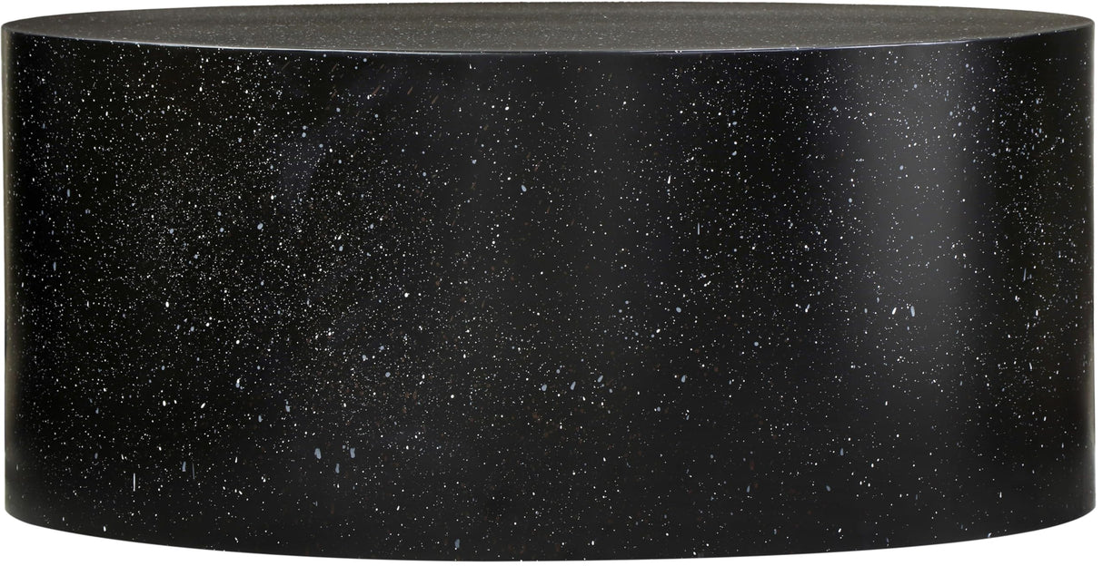 237Black-C Terrazo Collection Modern | Contemporary Coffee Table with Black Terrazo