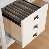 Cottage Road L Shaped Desk Computer Desk with Drawers, Home Office Desk