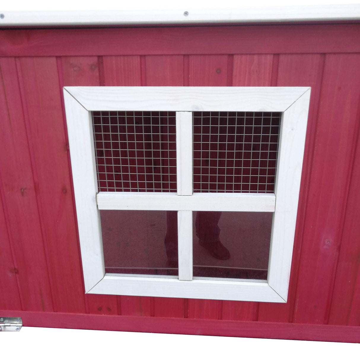 ChickenCoopOutlet 87" Wood Chicken Coop Backyard Hen House 4-8 Chickens Nesting Box & Run New