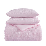 Queen Comforter Set, Reversible Cotton Bedding with Matching Shams, Vintage-Inspired