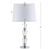 JYL2044A-SET2 Set of 2 Table Lamps Layla 27" Crystal LED Table Lamp