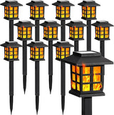 Solar Outdoor Lights,12 Pack LED Solar Lights Outdoor Waterproof, Solar Walkway Lights