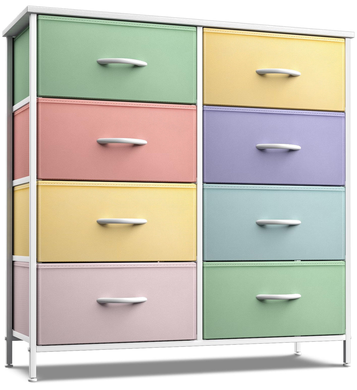 Kids Dresser with 8 Drawers - Furniture Storage Chest Tower Unit for Bedroom,