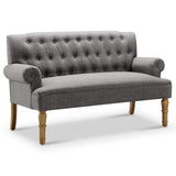 Drennan Loveseat - Sofa for Living Room, Linen, Ash