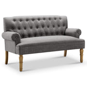 Drennan Loveseat - Sofa for Living Room, Linen, Ash