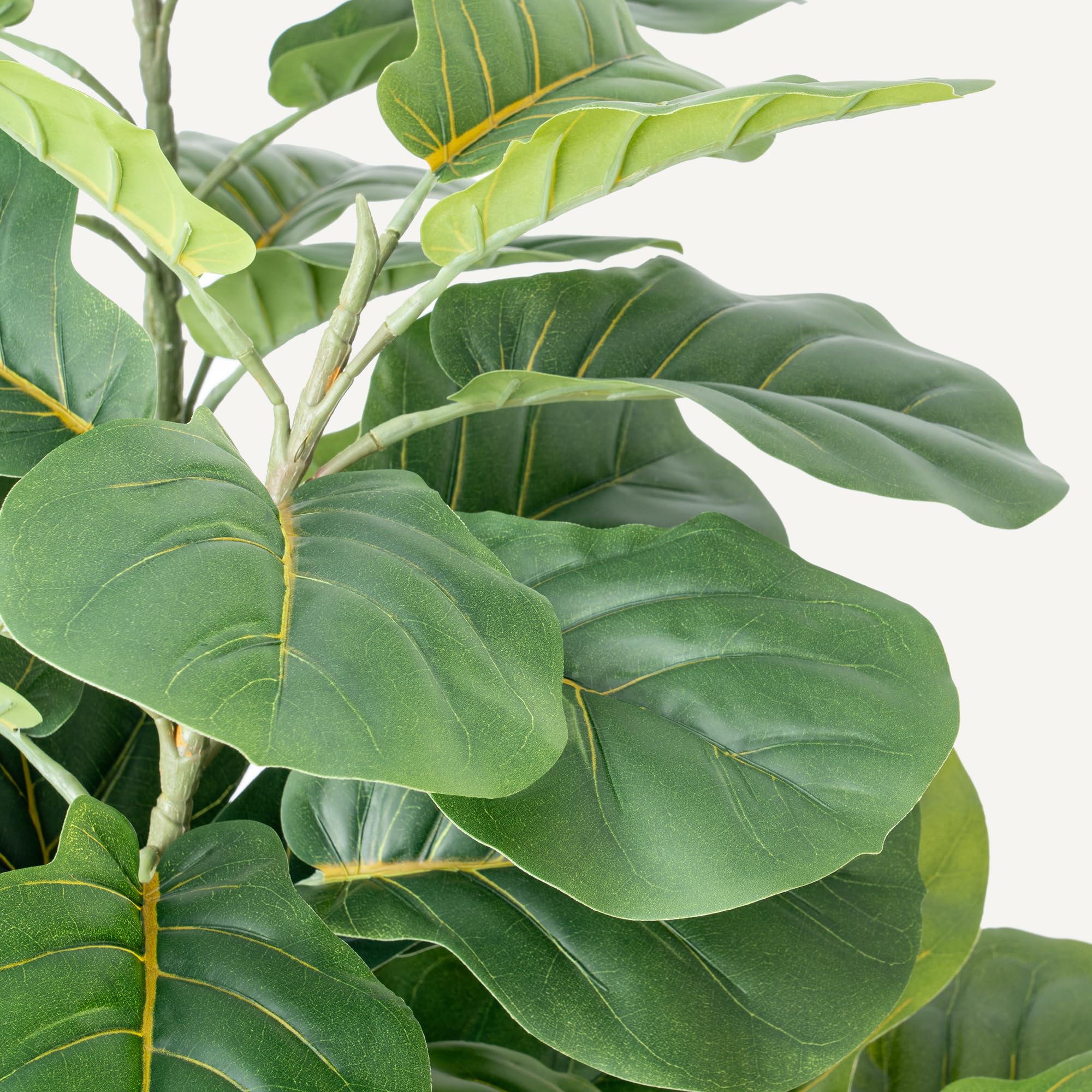 Artificial Fiddle Leaf Fig Tree - 6ft Fake Ficus Lyrata Plant