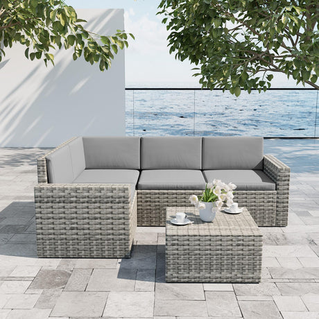 Outdoor Patio Furniture, Wicker Patio Conversation Set, Modular Patio Furniture Sets