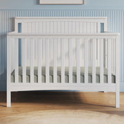 Scout 4-in-1 Convertible Crib, Baby Crib Converts to Day Bed, Toddler Bed and Full Size Bed