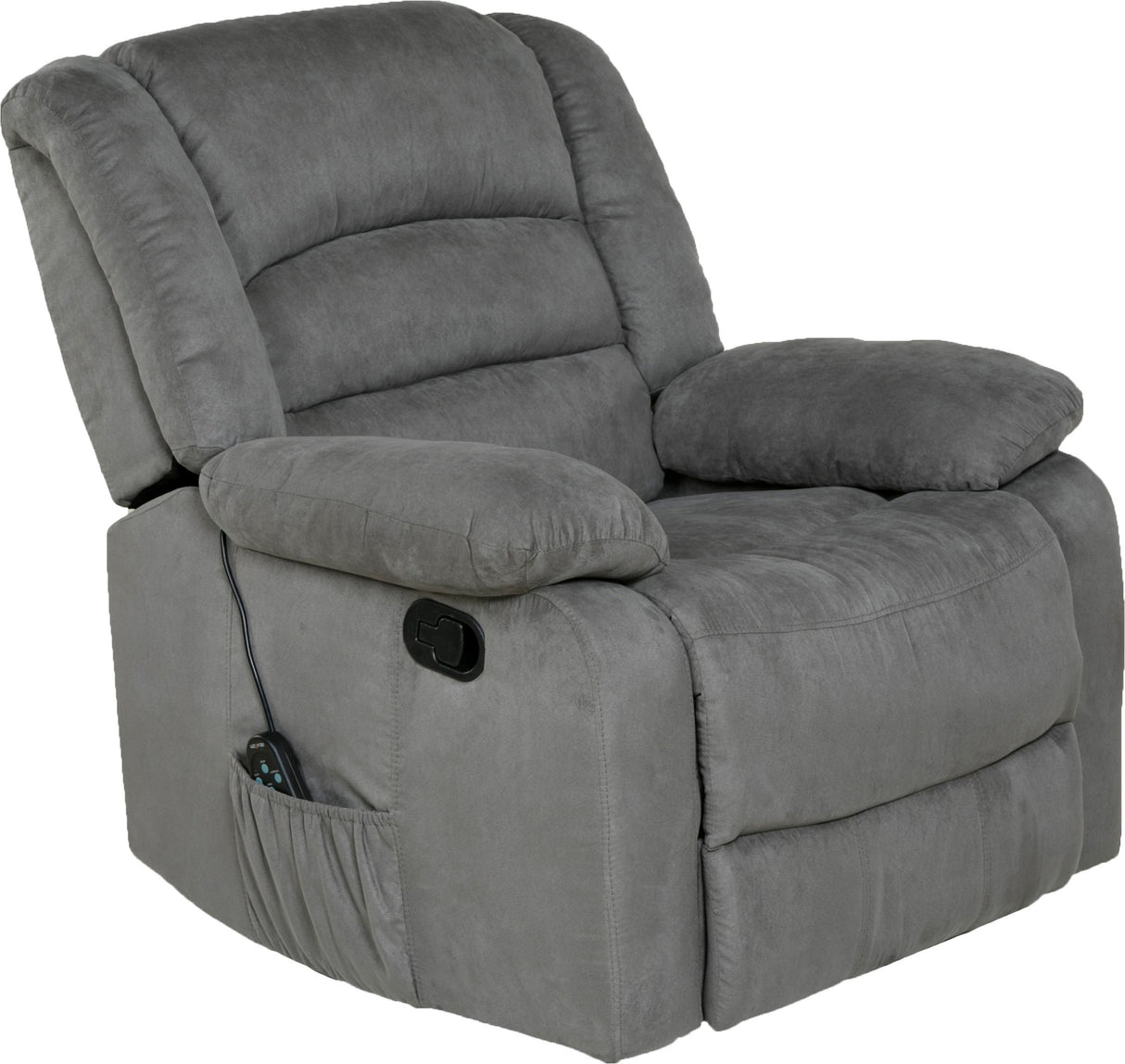 Longstreet Rocker Recliner with Massage, Heat and Dual USB ports,