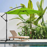 10ft Offset Patio Umbrella - Offset Hanging Cantilever Patio Outdoor Market Umbrella