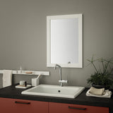 Wall Mirror, S01, 70 x 50, White, Made in Italy