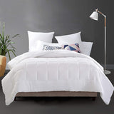 All Season Pre Washed Soft Microfiber White Goose Down Alternative Comforter with Box