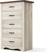 7 Drawers Dresser for Bedroom, Wood Bedroom Dresser Modern Drawer Chest