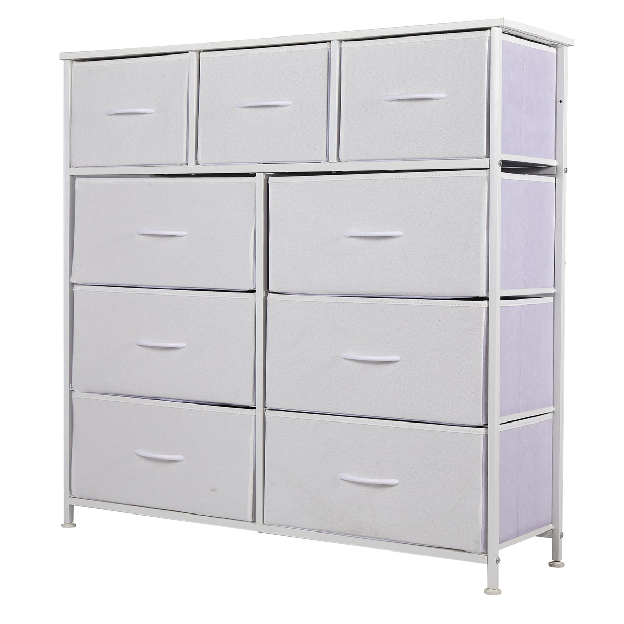 Tall Dresser for Bedroom with 9 Drawers, Storage Dresser Organizer Unit