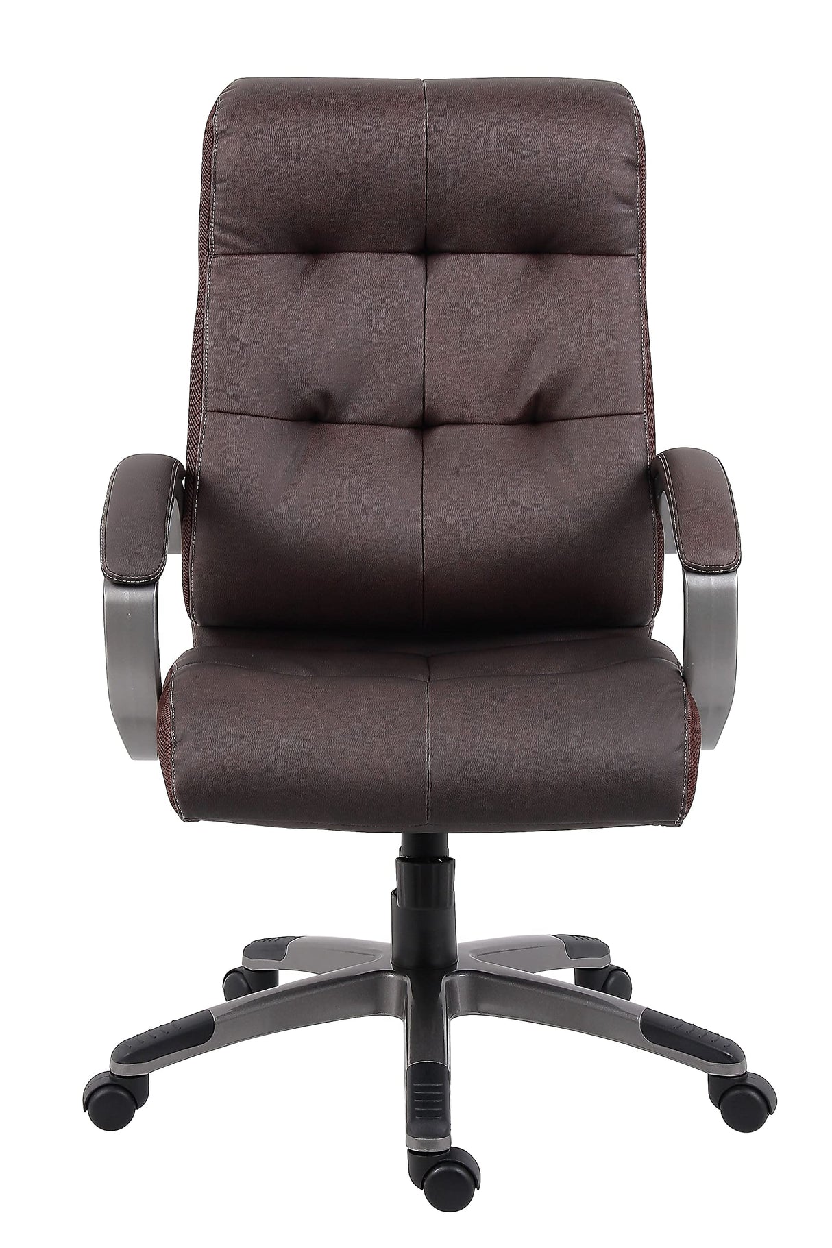 Double Plush High Back Executive Chair, Brown (B8771P-BN)