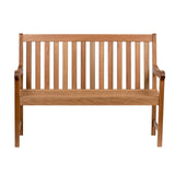 Amazonia Milano 4-Feet Patio Bench | Eucalyptus Wood | Ideal for Outdoors and Indoors