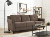 Sofa, 80.3" x 32" x 32.68", Brown