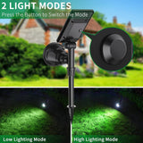 600 LM Solar Spotlights Outdoor for Garden,IP65 Waterproof Solar Spot