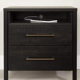 Gravity Nightstand, Rubbed Black