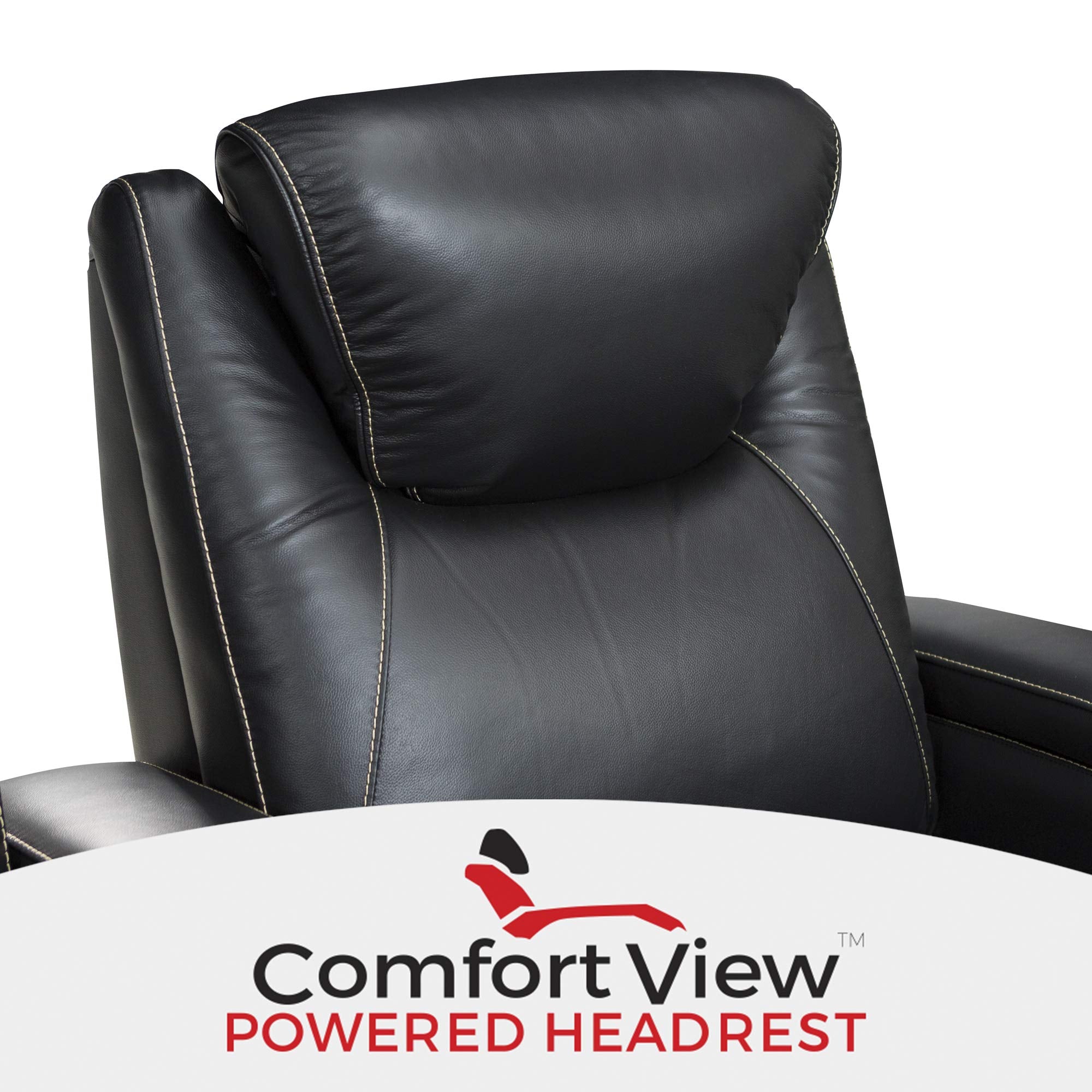 Equinox Home Theater Recliner – Top Grain Leather Power Reclining Seats