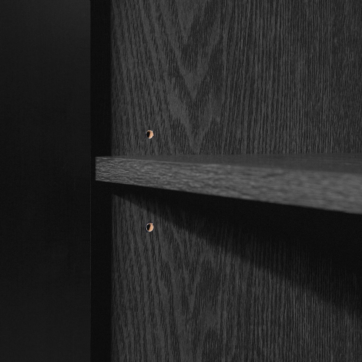 Arlo Sideboard with Ribbed Doors and Drawers, Ash Oak and Gold