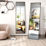 Full Length Mirror Standing Hanging or Leaning Against Wall, Floor Mirror